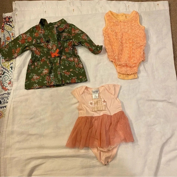 Other - 3 pieces bundle of baby girl clothes size 3-6M